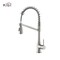 Kibi Largo Single Handle Pull Down Kitchen Sink Faucet KKF2006BN - alternate 1